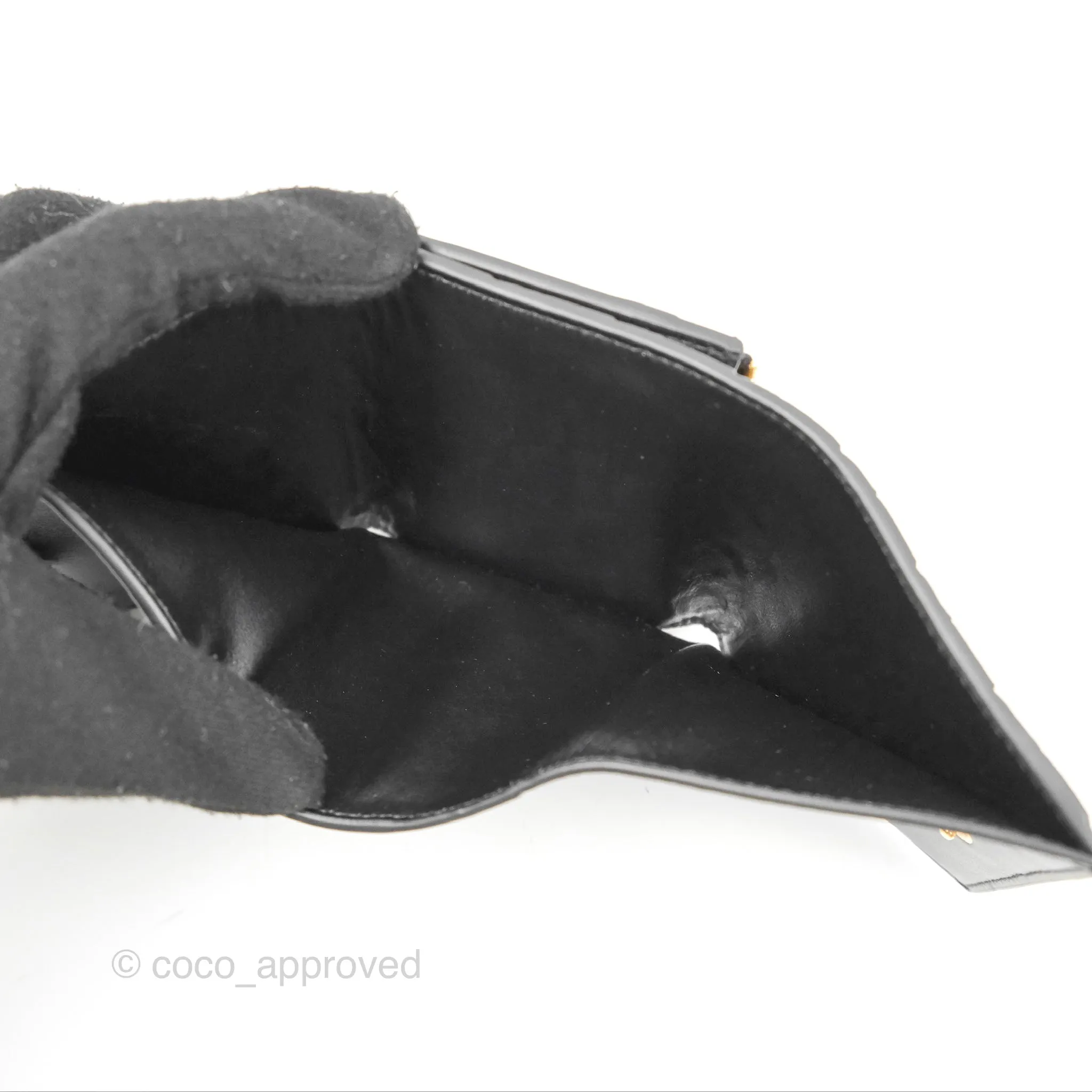 Bottega Veneta Black Small Intrecciato Tri-Fold Zip Wallet