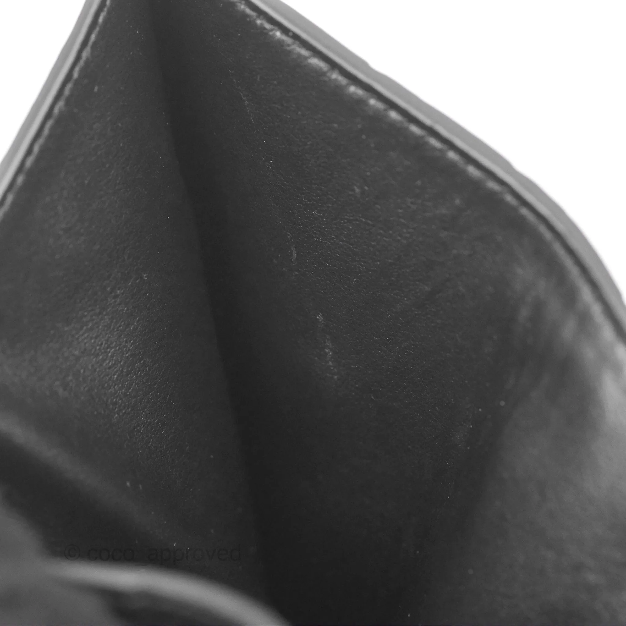 Bottega Veneta Black Small Intrecciato Tri-Fold Zip Wallet