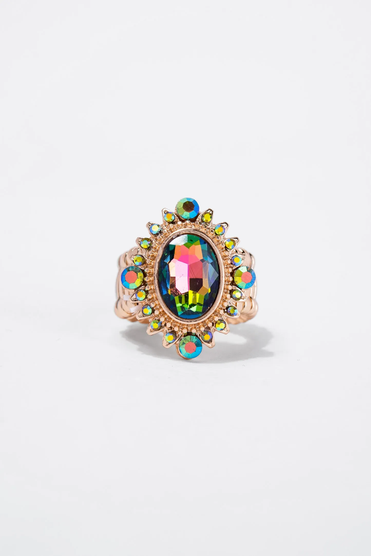 Darla Rhinestone Stretch Ring