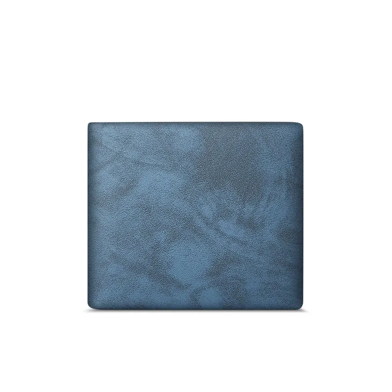 Genuine Leather RFID Blocking Men's Wallet with Zipper and Card Organizer