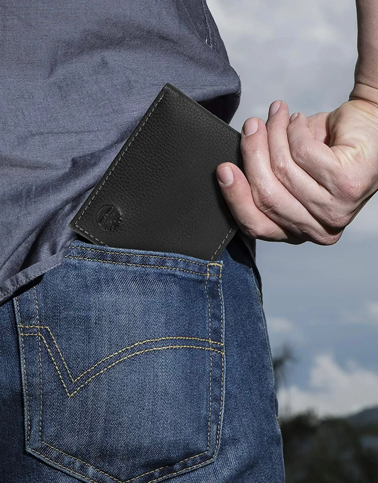 Genuine Leather Wallet in Gift Box