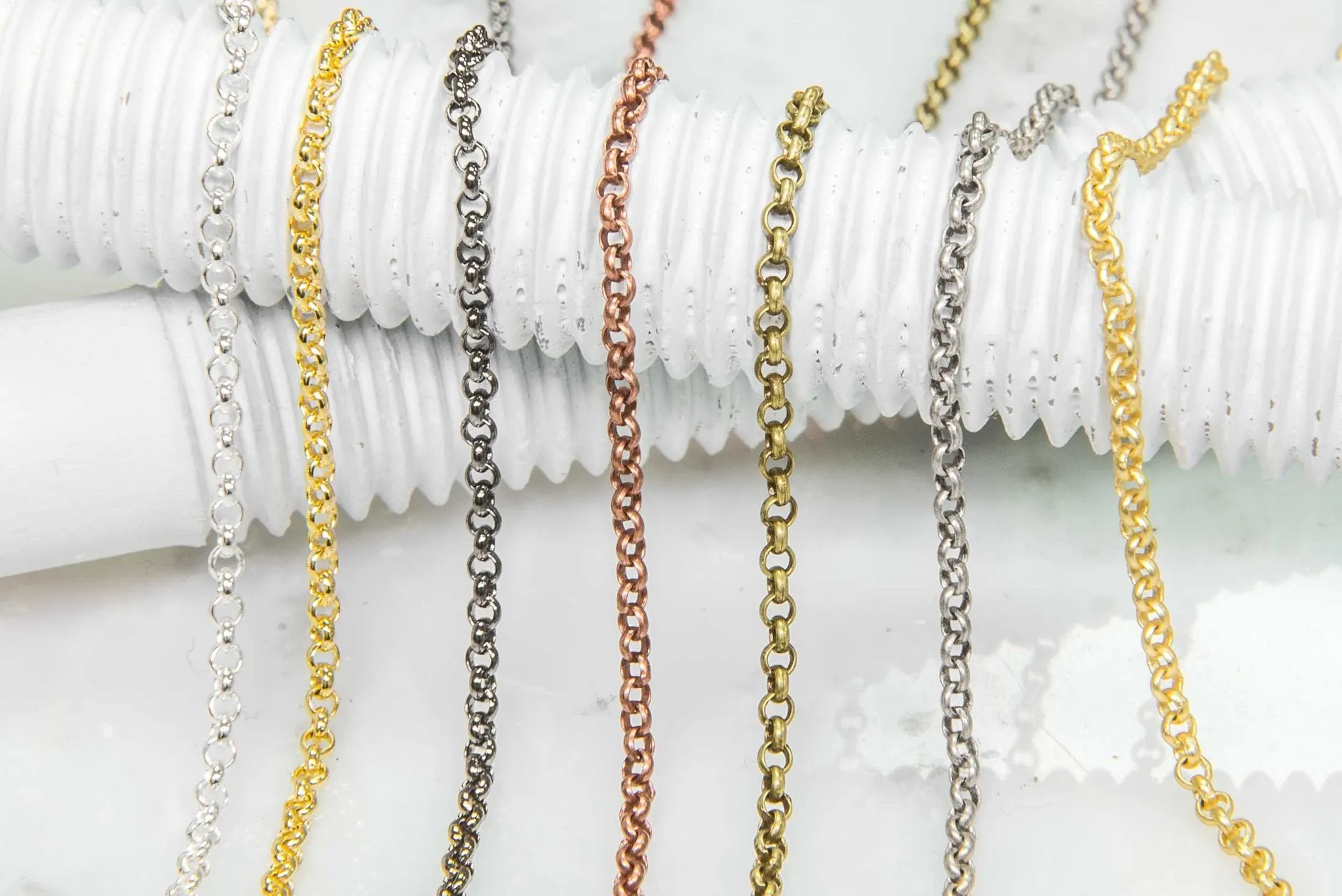Rolo Chain - 2mm - By the Spool