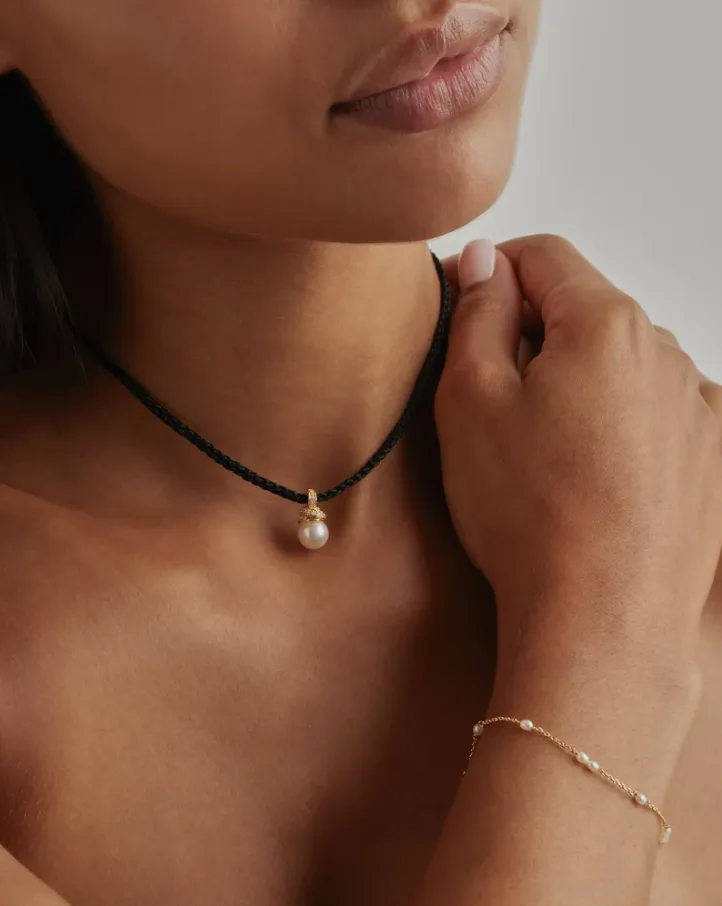 Whispers Of Tranquillity Pearl Cord Choker